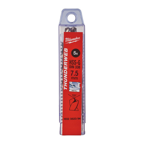 Cumpara Burghie pentru metal THUNDERWEB, rectificate, Ø7.5mm, 5buc, 4932352394 Burghie pentru metal THUNDERWEB, rectificate, Ø7.5mm, 5buc, 4932352394