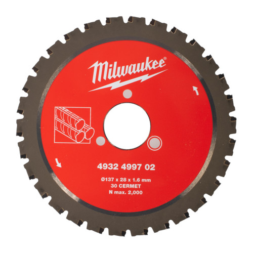 Panza de circular pentru metal, Ø137mmXØ28mm, Z30, 4932499702