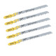 Cumpara Panza de fierastrau pentru lemn si PVC, taieri curbe, SPECIAL, 75mm, set de 5buc Panza de fierastrau pentru lemn si PVC, taieri curbe, SPECIAL, 75mm, set de 5buc