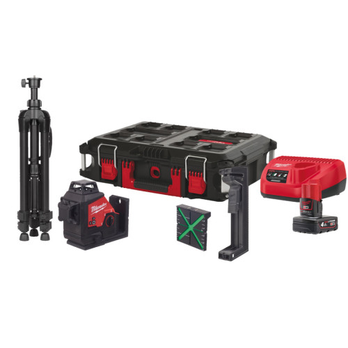 Nivela laser cu trei planuri, model M12 3PLSKIT-401P